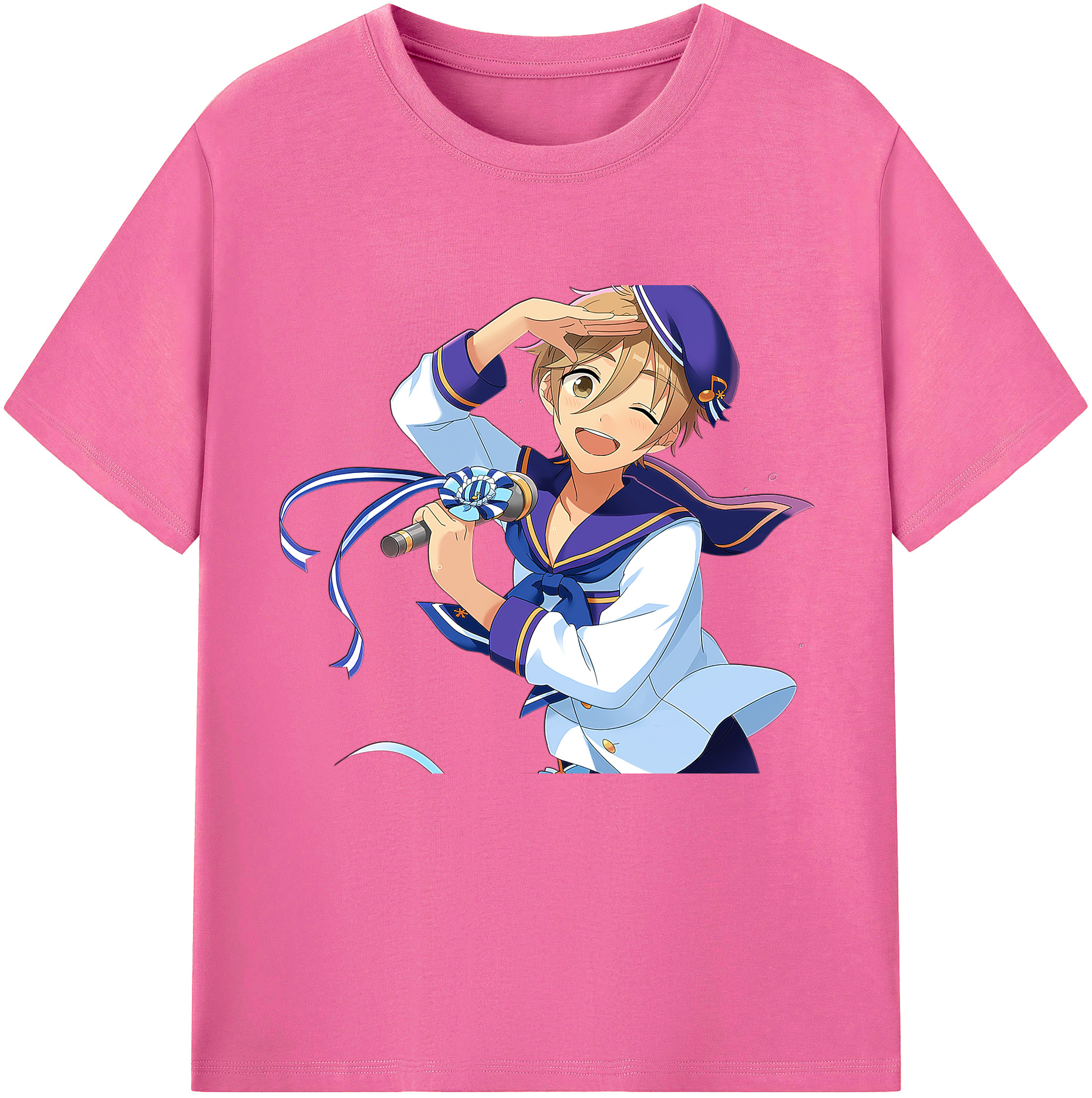 （画像用） あんさんぶるスターズ! Ensemble Stars レディースカジュアルプリントTシャツ（綿100％）